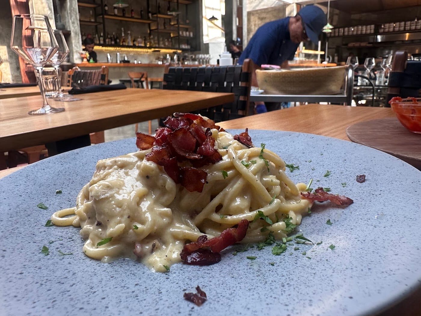 Alessandro built a bit of home cooking in Ubud